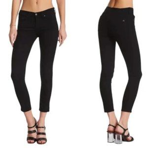 Rag & Bone Womens Capri Black Coal Straight Jeans W1526K520